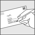 2. Dirija el sobre a la oficina de inscripción de votantes de su condado.